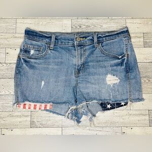 Old Navy Boyfriend Denim Shorts Size 2